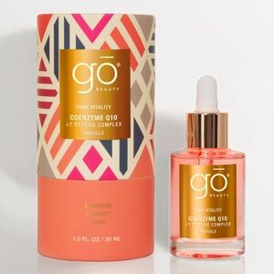 GO BEAUTY PURE VITALITY COENZYME Q10 +7 PEPTIDES COMPLEX DAY SERUM 30ml NIB